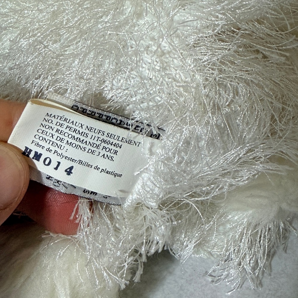 Ganz Webkinz White Poodle Plush Stuffed Animal Toy W Logo HM014 Retired - Picture 4 of 5